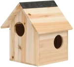 vidaXL Σπιτάκι Σκίουρου 26 x 25 x 29 εκ. Μασίφ Ξύλο Ελάτης