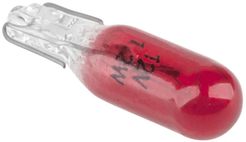 Λάμπα αυτοκινήτου 12V 1,2W (W1,2W) VIPOW κόκκινη