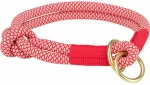 Κολάρο Εκπαίδευσης Σκύλων Trixie Soft Rope Κόκκινο Κρεμ S 35 cm