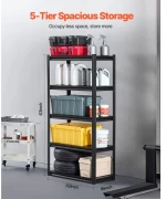 VEVOR Storage Shelves 16" D x 32" W x 63" H 5-tier Garage Storage Shelving
