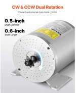 VEVOR 3000W Electric Brushless DC Motor Kit 72V 4900rpm with Speed Controller