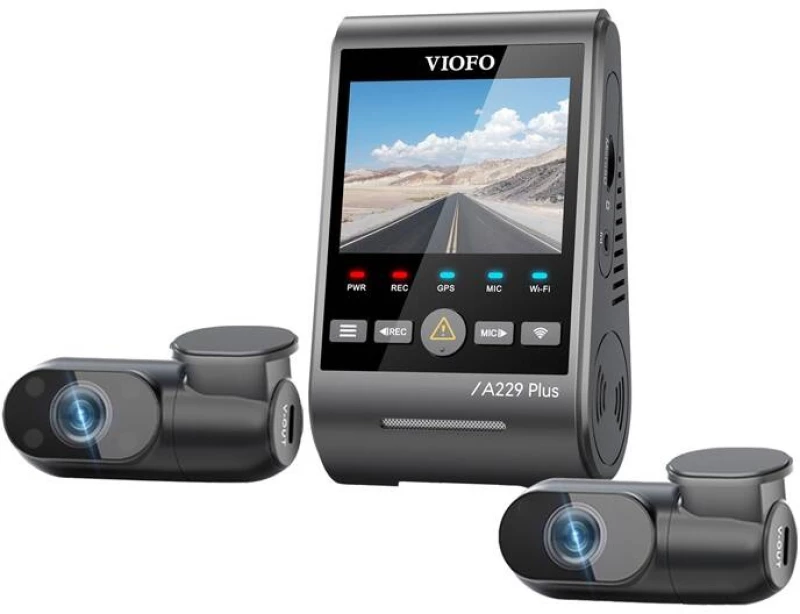 VIOFO A229 PLUS 3CH 2K + 1080p WiFi, GPS