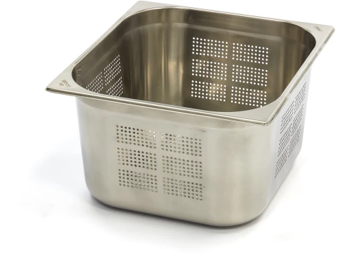 Gastronorm Container - 2/3 GN - 20cm Deep - Stainless Steel - Perforated