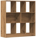 vidaXL Ντουλάπι βιβλίων Artisan Oak 97,5x29,5x100 cm Ξύλο μηχανής