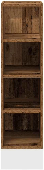 vidaXL Κάτω ντουλάπι Riga Παλιό ξύλο 20x44,5x81,5 cm