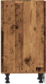 vidaXL Κάτω ντουλάπι Riga Παλιό ξύλο 20x44,5x81,5 cm
