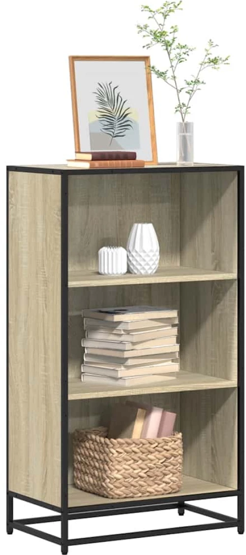 vidaXL Ντουλάπι βιβλίων Sonoma Oak 60x35x107,5 cm Κατασκευασμένο ξύλο