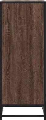 vidaXL Ράφι παπουτσιών καφέ δρυς 48x38x97,5 cm Κατασκευασμένο ξύλο