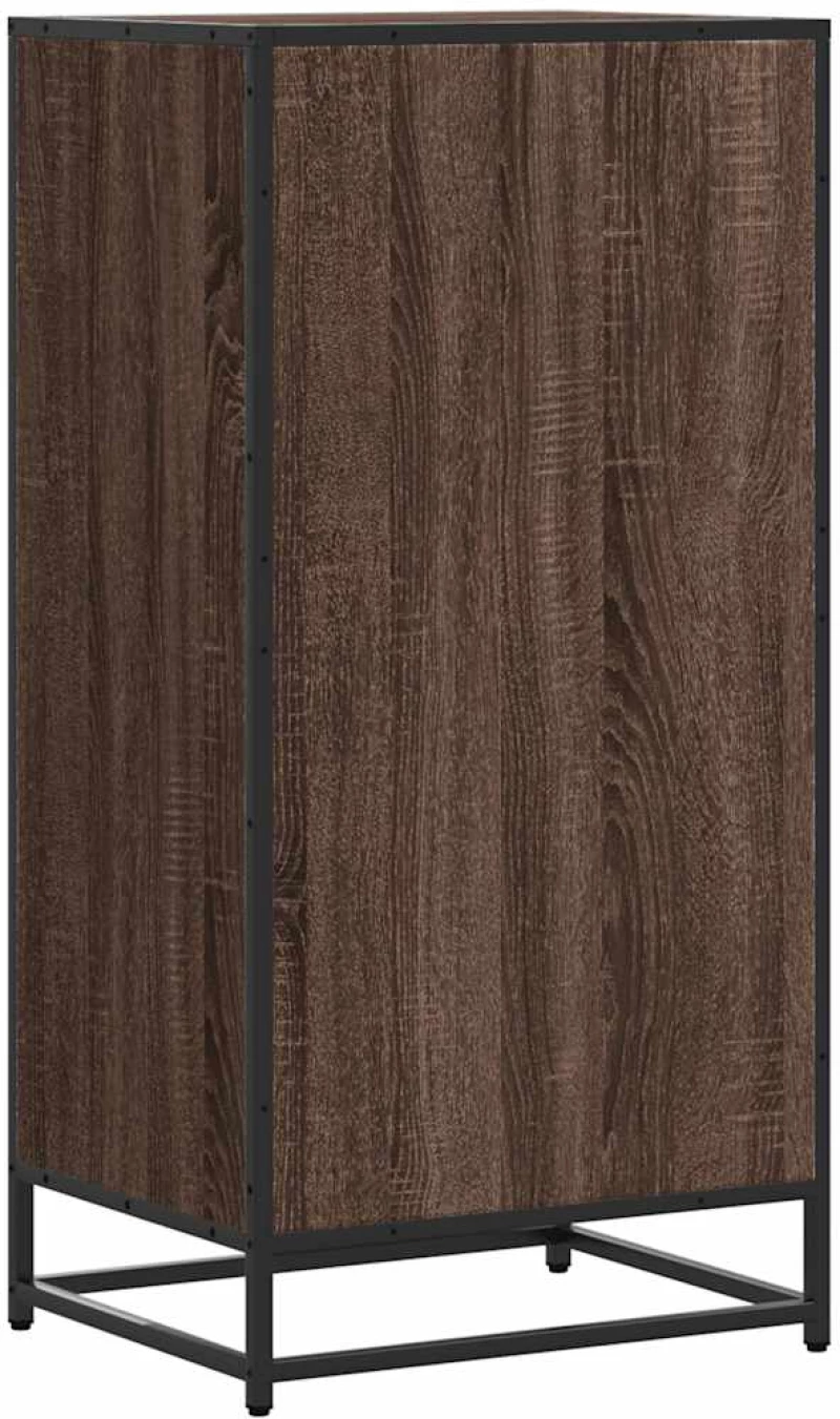 vidaXL Ράφι παπουτσιών καφέ δρυς 48x38x97,5 cm Κατασκευασμένο ξύλο
