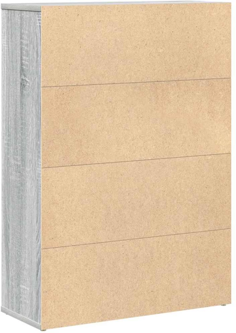 vidaXL Βιβλιοθήκη Γκρι Sonoma 60x24x85 εκ. από Επεξεργασμένο Ξύλο