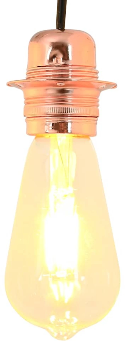 vidaXL Λαμπτήρες 2 τεμάχια Rose Gold E27