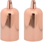vidaXL Λαμπτήρες 2 τεμάχια Rose Gold E27