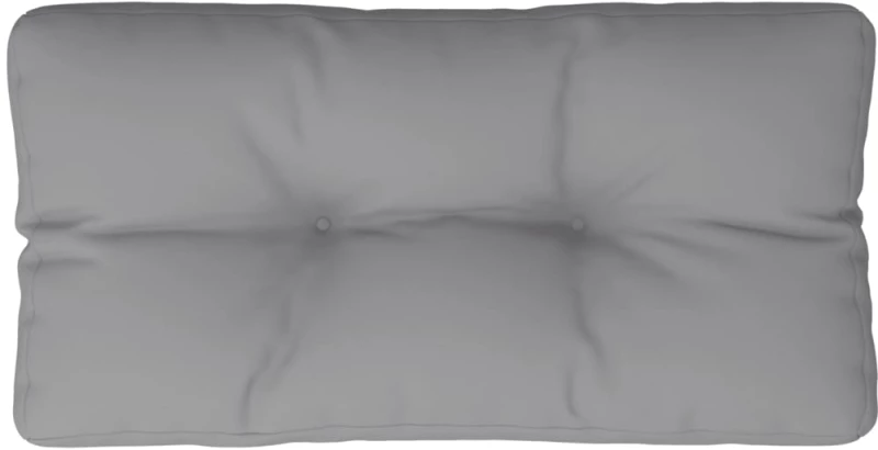 vidaXL Μαξιλάρι Παλέτας Γκρι 80 x 40 x 12 εκ. Υφασμάτινο