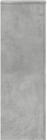 vidaXL Βάσεις Φυτών 2 τεμ. Γκρι Σκυρ. 33x33x100 εκ. Επεξεργασμένο Ξύλο
