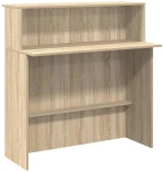 vidaXL Γραφείο υποδοχής Sonoma Δρυς 100x50x103,5εκ. Επεξεργασμένο Ξύλο