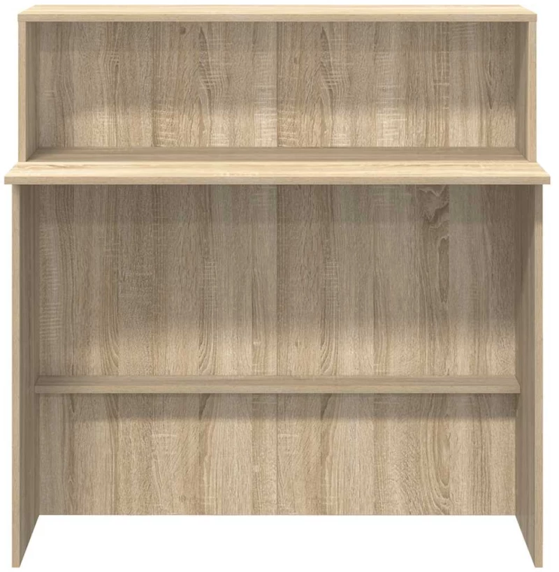vidaXL Γραφείο υποδοχής Sonoma Δρυς 100x50x103,5εκ. Επεξεργασμένο Ξύλο