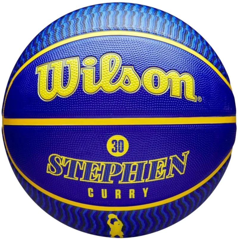 Wilson NBA Player Icon Stephen Curry Outdoor Ball WZ4006101XB7