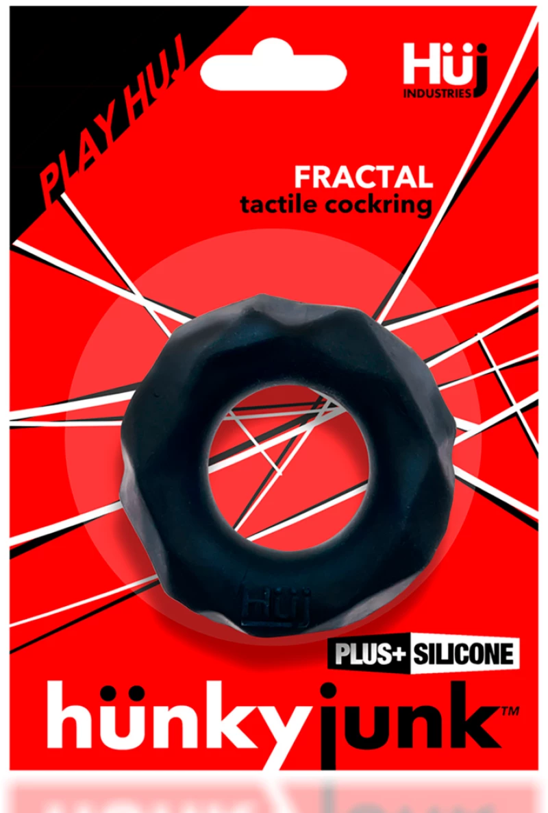 Fractal - Tactile Cockring - Black