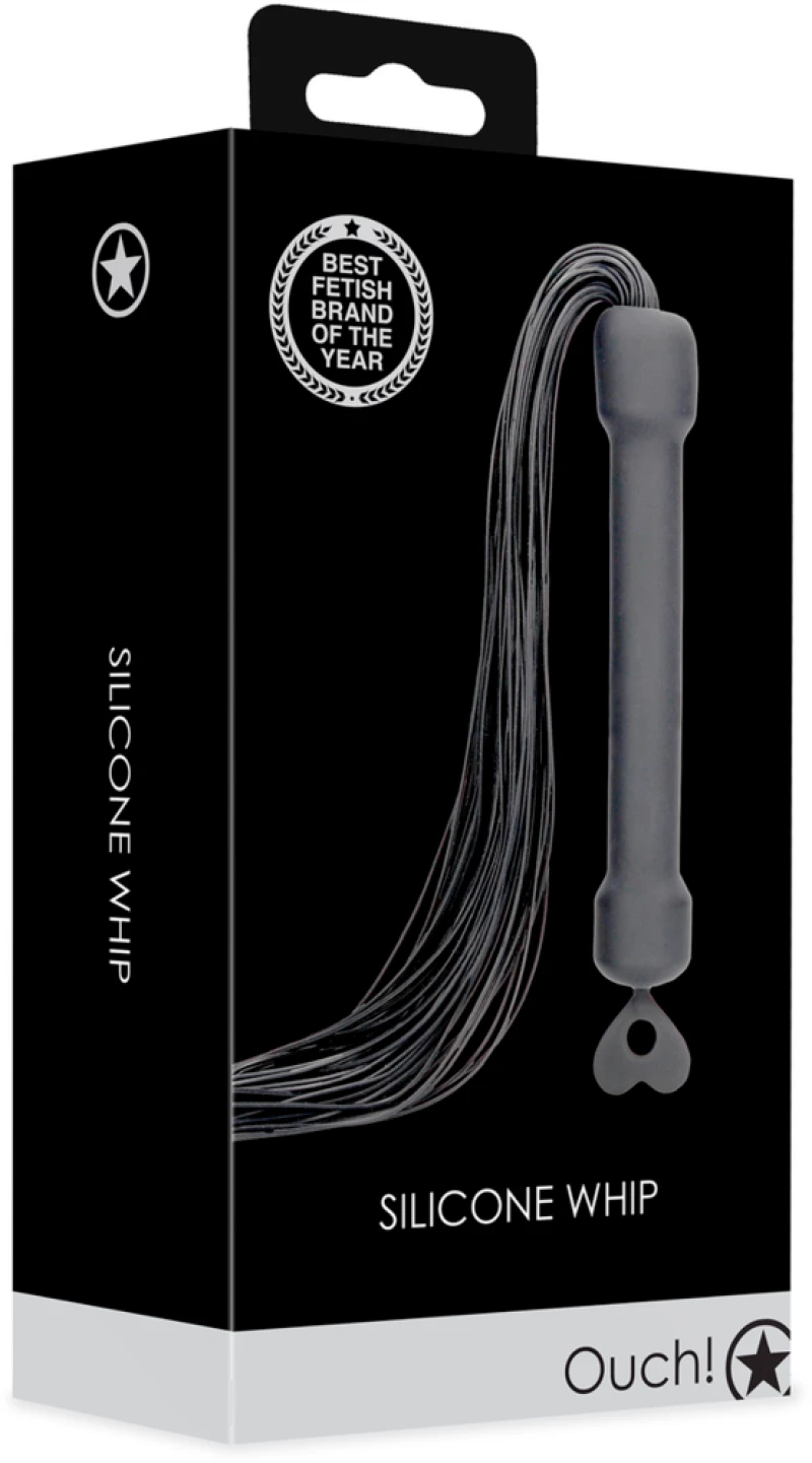 Ouch Beginners Silicone Whip - Black