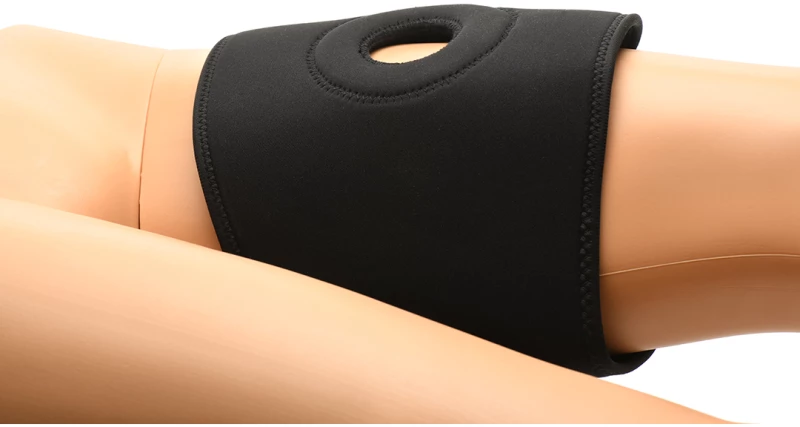 XR Brands Lover's Thigh Harness - Black