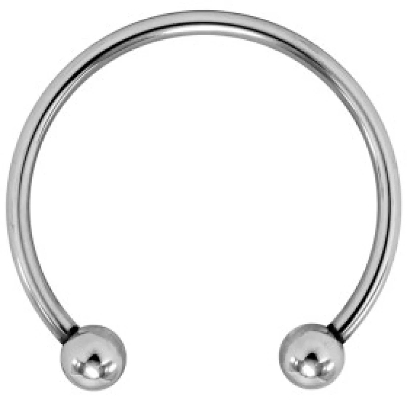 Torc open metal glans ring 3.5cm