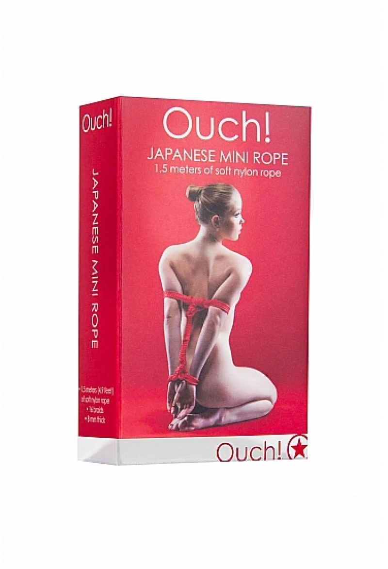 Japanese Mini Rope - 1,5m - Red