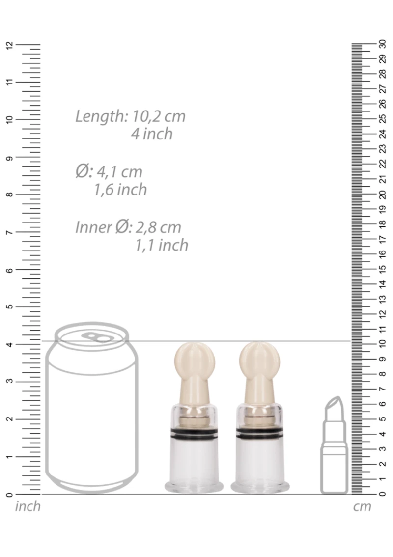Nipple Suction Set Medium - Transparent