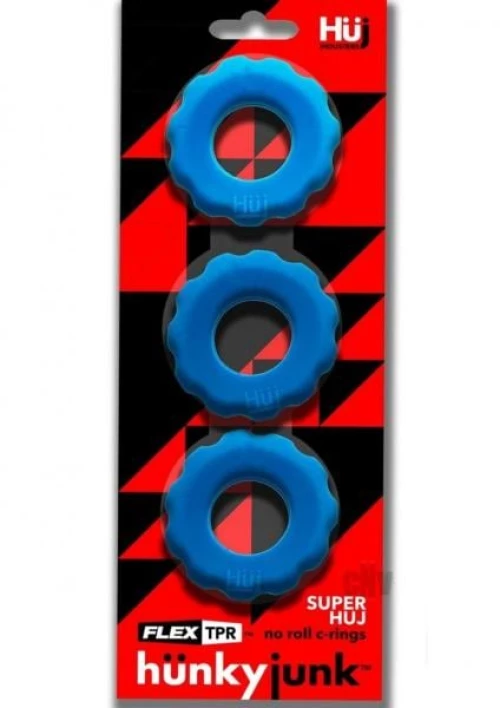 Super Huj C-Ring 3-pack Blue