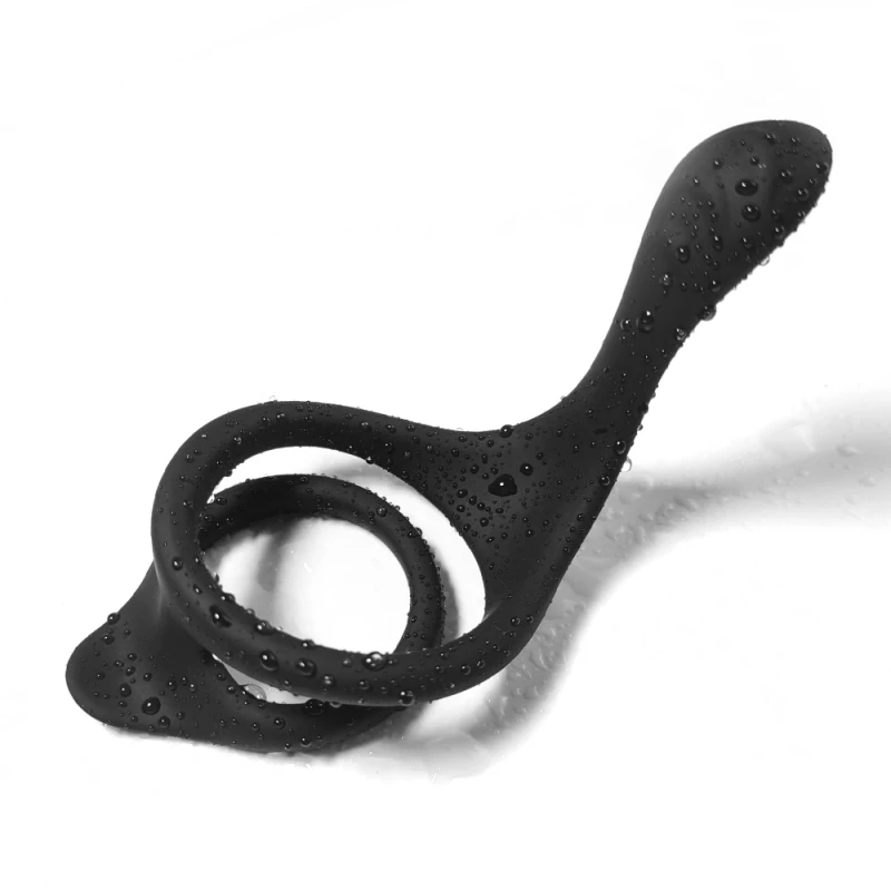 Double stretchable rings Tail black