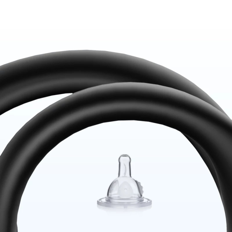 Double stretchable rings Tail black