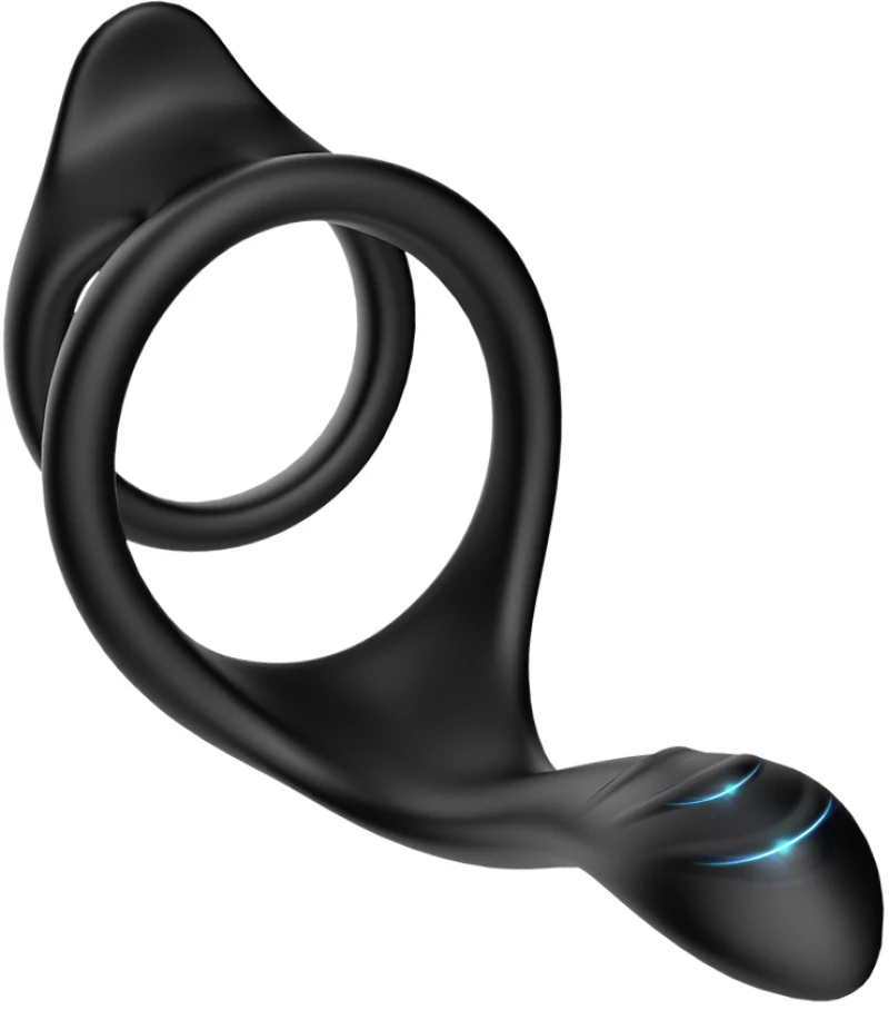 Double stretchable rings Tail black