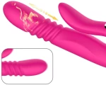 Deluxe Twirling Vibrating Thruster Pink