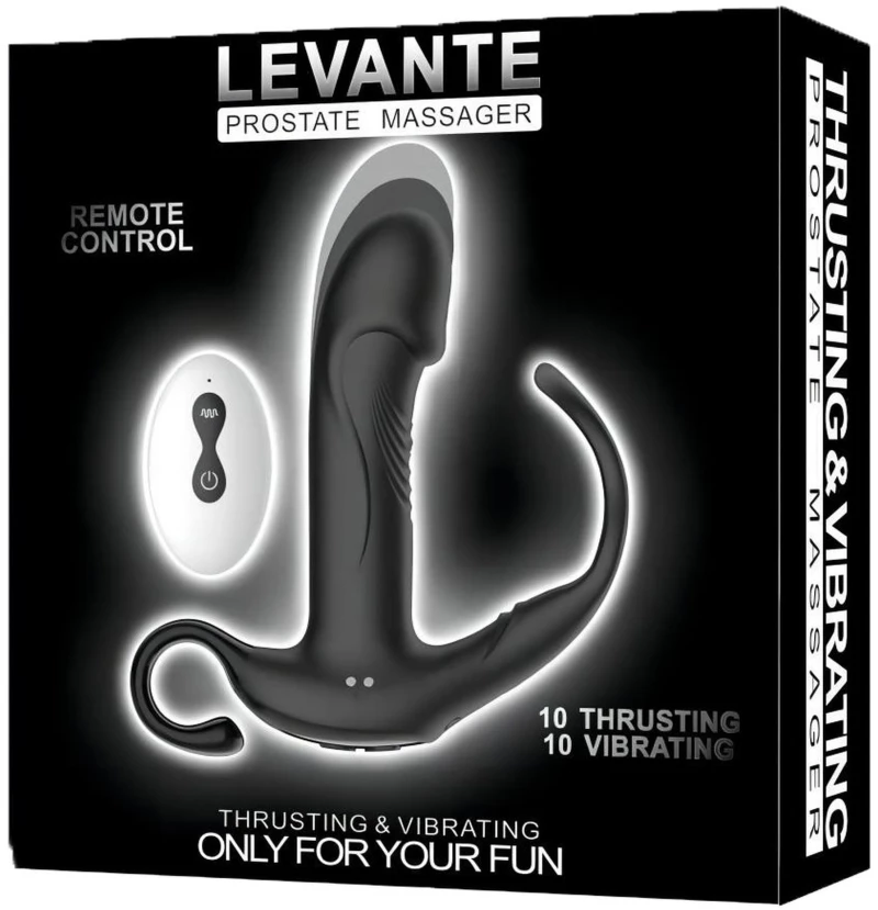 Thrusting anal vibrator