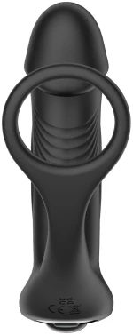 Thrusting anal vibrator