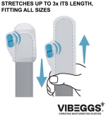 VIBEGGS - Twisty Tongues - Vibrating Masturbation Sleeve - White