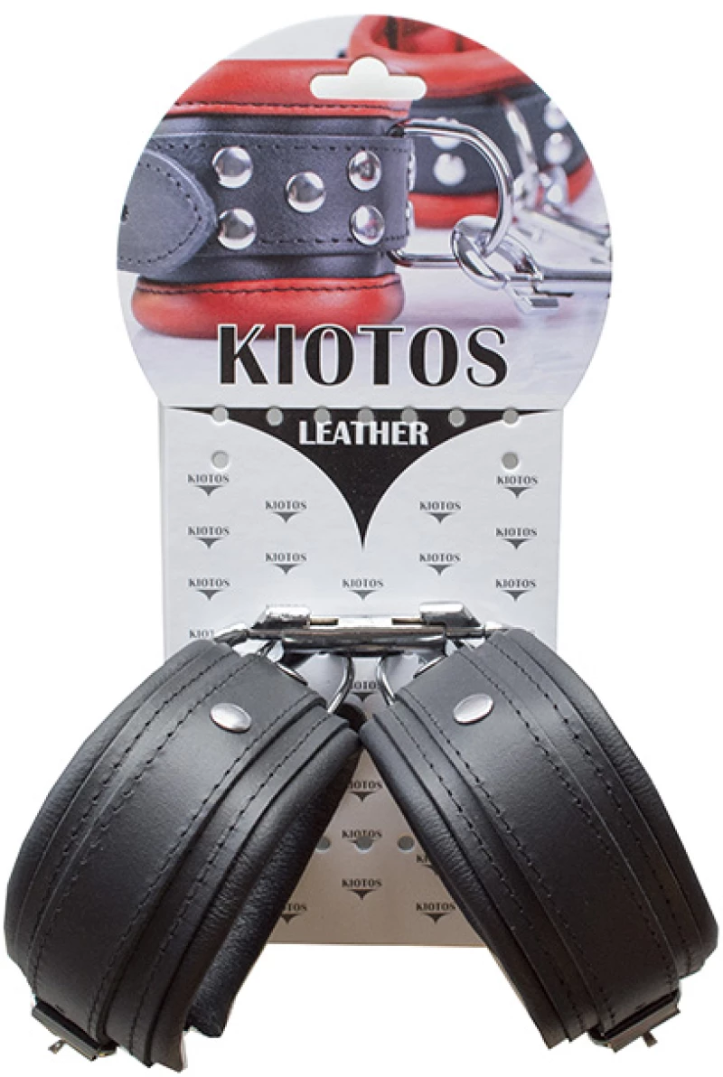Leather Anklecuffs Black - 5 cm