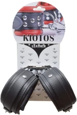 Leather Anklecuffs Black - 5 cm