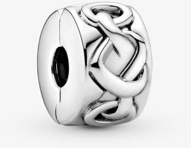 Σύμβολο Pandora κλιπ με Πλεγμένες καρδιές 798035
