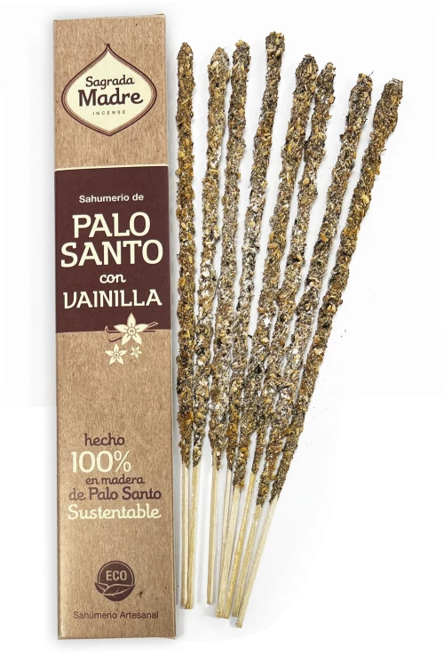 Θυμίαμα Palo Santo με Bανίλια Sagrada Madre Premium Incense (8τμχ)