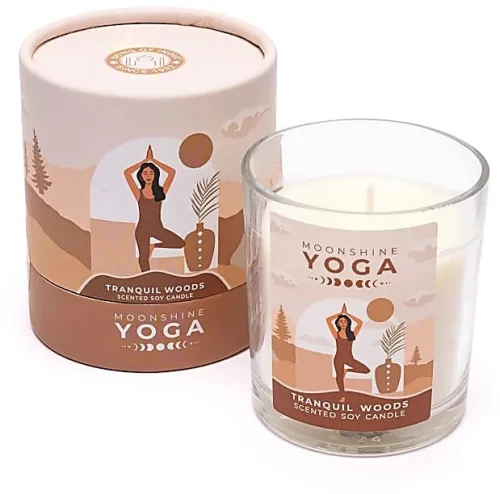 Αρωματικό Κερί Σόγιας Moonshine Yoga σε Συσκευασία Δώρου 120g