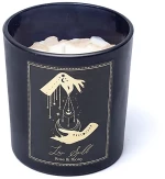 Κερί με Πολύτιμους Λίθους Ροζ Χαλαζία Manifestation Candle Love Spell 120g