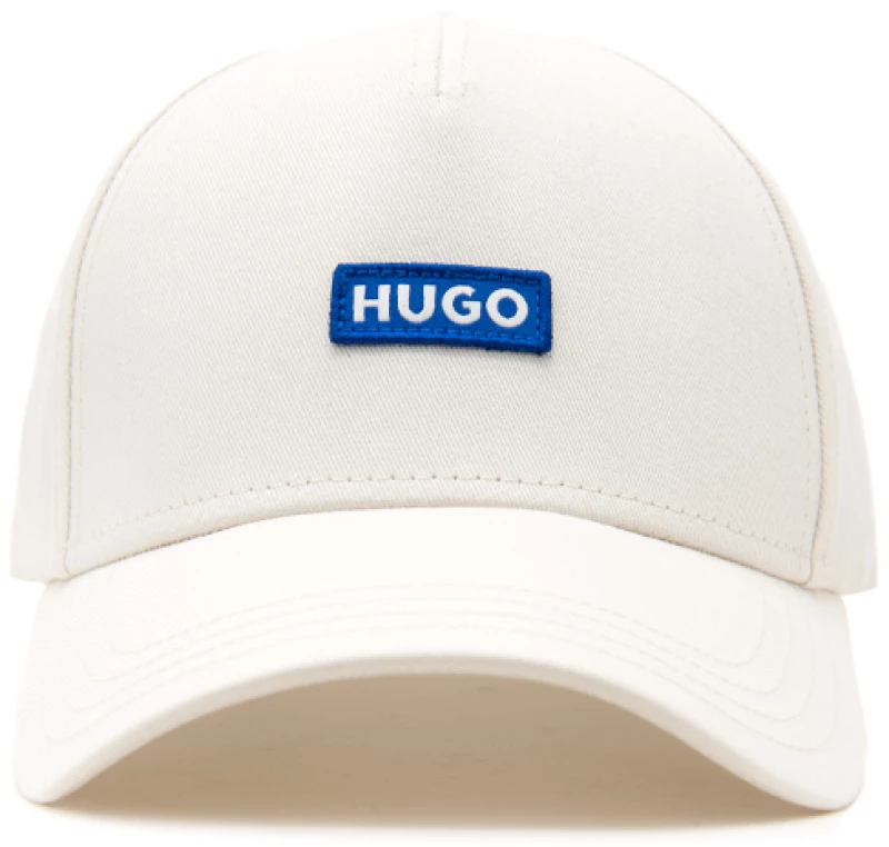 HUGO BOSS JINKO EMBROIDERED LOGO LABEL CAP MEN HUGO ΕΚΡΟΥ (50522014-121)