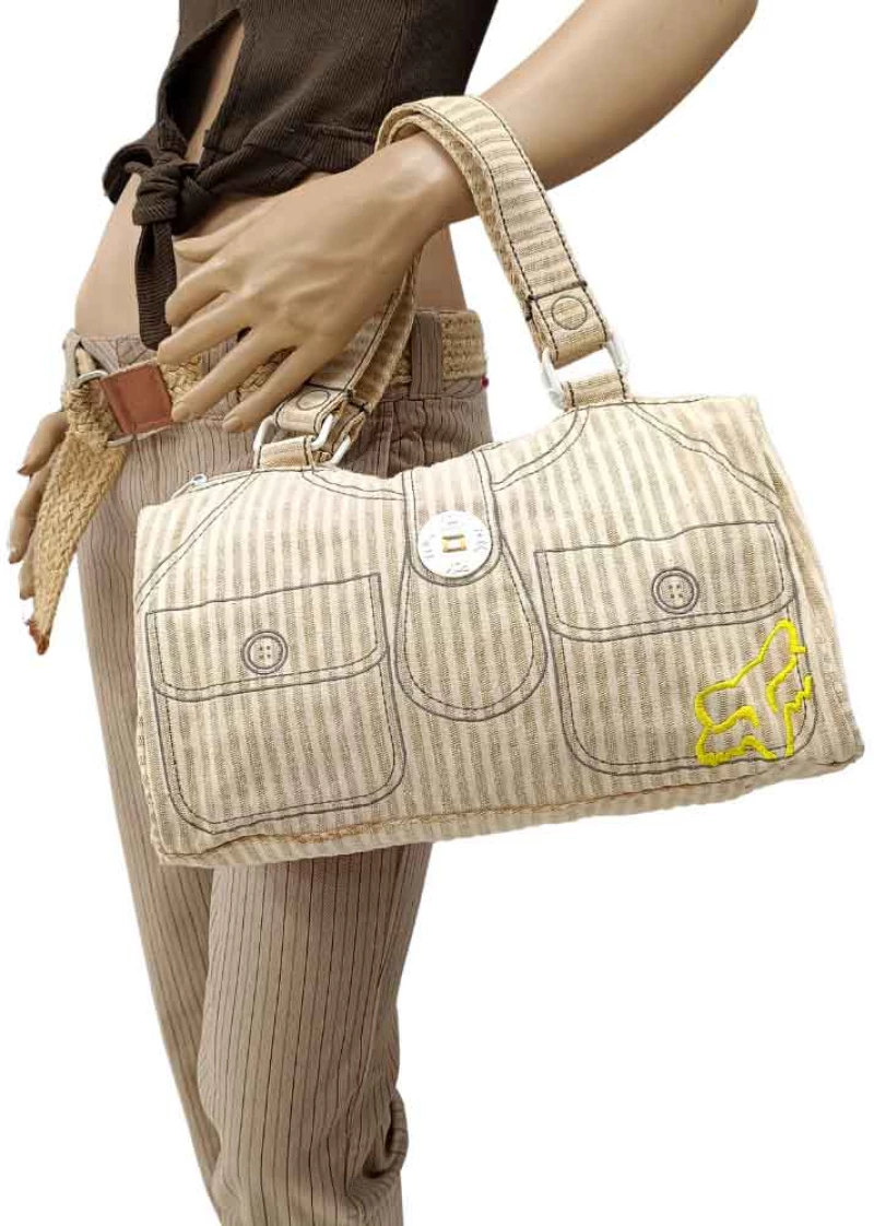 Γυναικεία τσάντα υφασμάτινη Fox Talk Soup Purse Bag Walnut