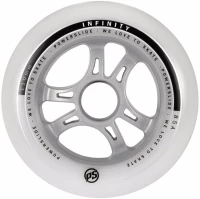 POWERSLIDE 110χιλ./85Α infinity ροδάκια - Μαύρο/Γκρι