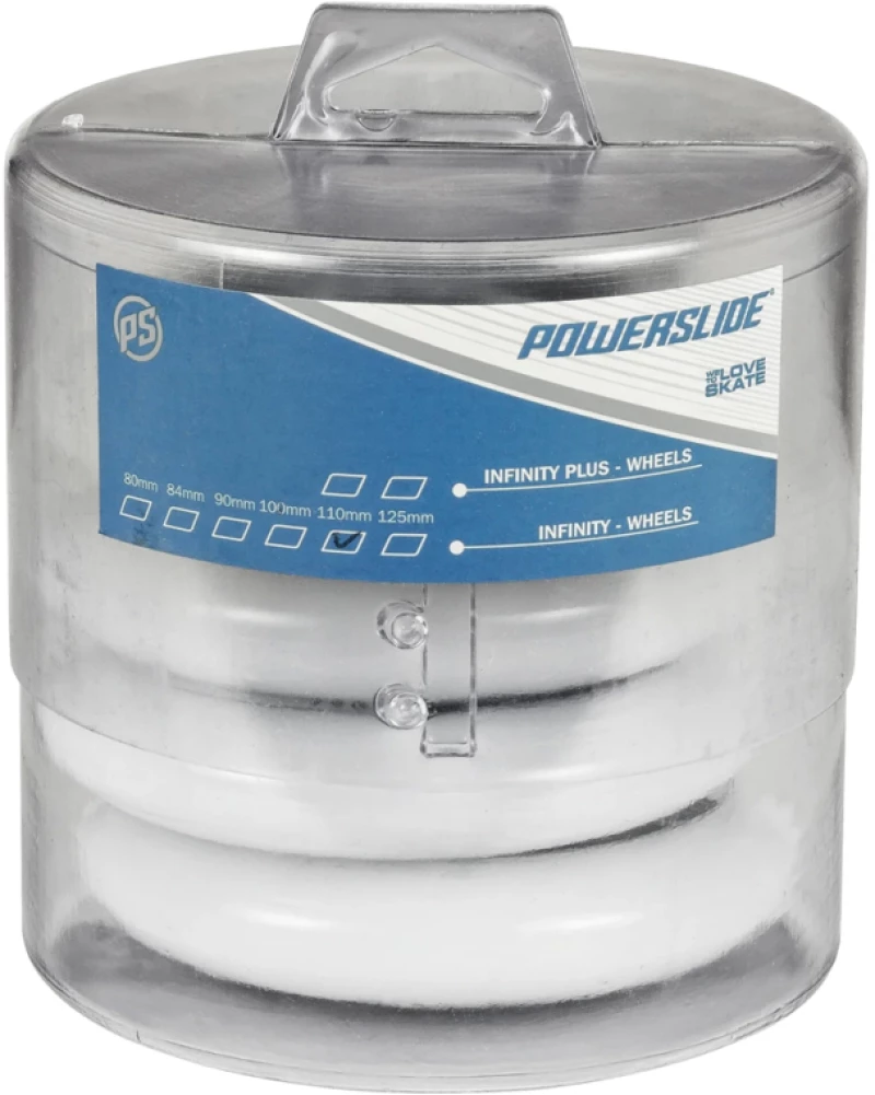 POWERSLIDE 110χιλ./85Α infinity ροδάκια - Μαύρο/Γκρι
