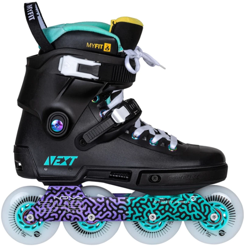 POWERSLIDE next multicolor 80 πατίνια - Μαύρο Μαύρο