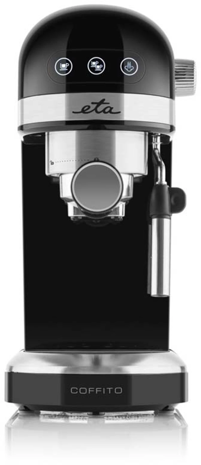 ETA Coffito 017590000 Μηχανή Espresso Slim 20bar Μαύρη/Inox