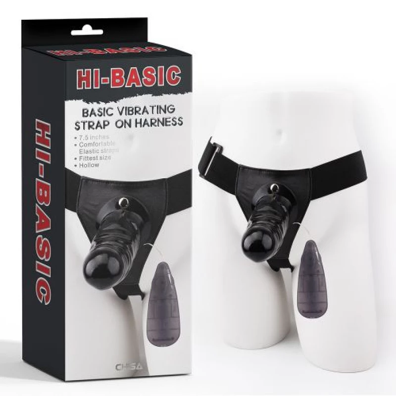 Basic Harness Black Strap On