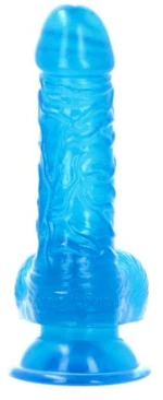 Leo transparent blue Dildo