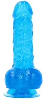 Leo transparent blue Dildo